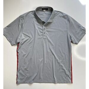 G/Fore Feeder Stripe Polo (Navy/White) Red Ribbing / Men's Size XL
